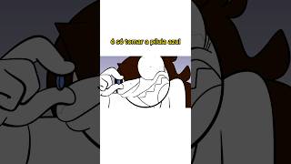 A PÍLULA AZUL 💊 OverDub  Jaiden Animations Fandub PTBR [upl. by Dnalloh]