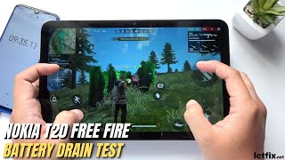 Nokia Tab T20 Free Fire Gaming test  Unisoc T610 4GB RAM [upl. by Nnylg114]