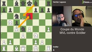 Maxime Vachier Lagrave contre Peter Svidler quart de finale [upl. by Namsu]