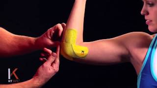 KT Tape Golfers Elbow 肌內效貼布 高爾夫肘 肘內側疼痛 [upl. by Jewell822]