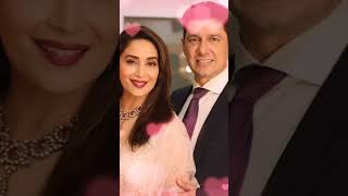 Madhuri Dixit with husband 90s hits song ✨📻 trending whatsappstatus shorts viralvideo [upl. by Sheba140]