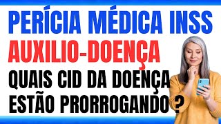 AUXÍLIO  DOENÇA QUAIS CID REALMENTE ESTÁ DISPENSANDO DA PERÍCIA [upl. by Nyllij]