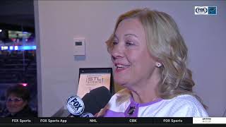 Dianne Wickenheiser on Hockey Fights Cancer night quotIt just means so muchquot [upl. by Blunt]