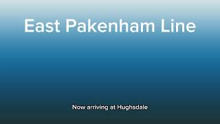 East Pakenham Line Service Announcements ￼ [upl. by Naitsabas]