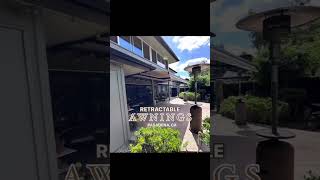 Backyard Retractable Awning in Pasadena California homeimprovementideas [upl. by Dev]