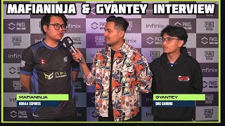 MAFIANINJA Horaa amp DRS Gyantey Full Interview for PMSL  Interview With Nepal Best IGLs [upl. by Segalman]