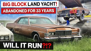 Big Block 1974 Mercury Marquis Abandoned for 33 Years Will It Run [upl. by Tammi]