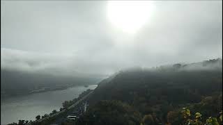 Rhine river Oberwesel River Castle [upl. by Nivrag]