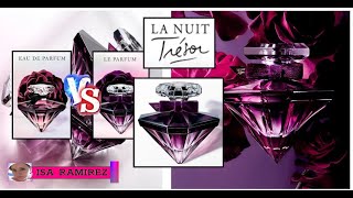 LANCOME La Nuit Trésor Le Parfum reseña  Comparación La Nuit Trésor Le Parfum VS eau the Parfum [upl. by Nawak]