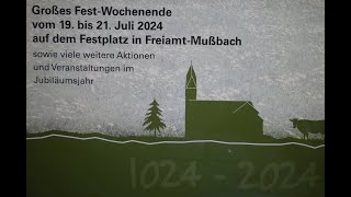 Freiamt Mußbach 1000 Jahre Mittelalterfest [upl. by Atilrac410]