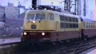 BundesbahnAlltag in FrankfurtMain Hbf am 17071988 [upl. by Eiduam483]