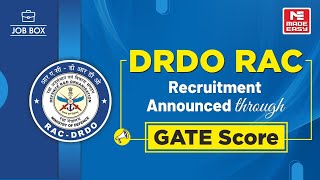 DRDO Scientist Recruitment  Selection through GATE 2025  All You Need to Know  MADE EASY [upl. by Jacobina628]