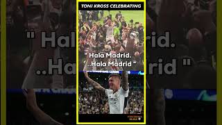 Toni Kroos Celebration After Winning Champions League With Real Madrid [upl. by Artinad126]