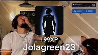 Première écoute de 99XP de Jolagreen23 LE ROOKIE DE LANNEErediffusion [upl. by Anayet]