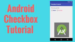 Android Checkbox Tutorial [upl. by Atirat]