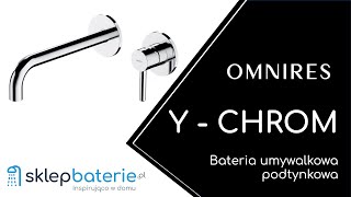 Y Bateria umywalkowa podtynkowa Chrom OMNIRES Y1215HLCR  SklepBateriepl [upl. by Errick]