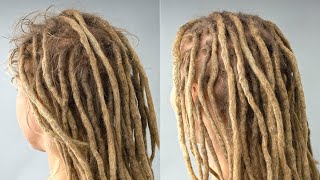 The BEST Straight Hair Dreadlock Tutorial EVER [upl. by Lemkul68]