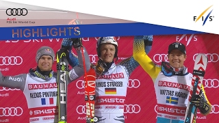 Highlights  Strasser celebrates an incredible maiden victory in Stockholm  FIS Alpine [upl. by Maggy]