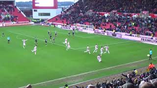 Stoke City  Lewis Baker goal celebrations vs Middlesbrough [upl. by Amlez]