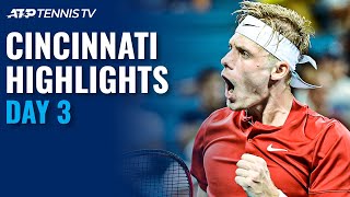 Shapovalov vs Paire in Late Thriller Berrettini Monfils Feature  Cincinnati 2021 Highlights Day 3 [upl. by Rosemari440]