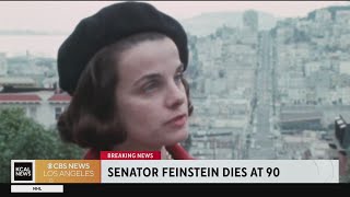 Senator Dianne Feinstein dies at age 90 [upl. by Erdeid]