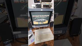 Playing Montezumas Revenge on an Atari 130XE 1985 shorts vintagegaming [upl. by Gardener]