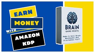 Game Brain Prints  Make and sell brain game books on Amazon KDP in just 6 min [upl. by Amble]