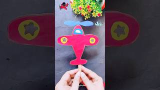 Easy Diy kids Paper craft🛩️❤️😨shorts trending viralvideo funny story flight diy craft kids [upl. by Okikuy]