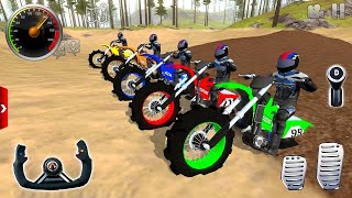 OffRoad Impossible Dirt Bike mud Driving 8  Motocross Racing Simulator  Android  IOS Gameplay [upl. by Nedrah]