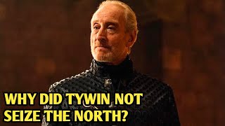 What was Tywin Lannisters reason for not taking the North and ending the war [upl. by Drageruaeb]