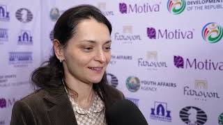 Interview with Alexandra Kosteniuk  2022 FIDE Women Candidates Pool B  Quarterfinals [upl. by Akihsat984]