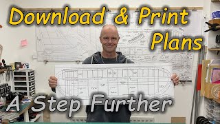 Downloading amp Printing Plans Pt 2  A Step Further   Balsa Model Aeroplane Building [upl. by Alled78]