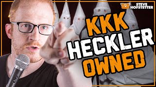 KKK heckler gets owned by standup comedian  Steve Hofstetter [upl. by Serge]