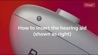 How to insert the hearing aid [upl. by Reema27]