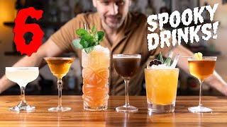 6 Spooky Cocktails in 6 minutes [upl. by Barbabas249]