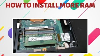 How to install more RAM  IN Medion laptop [upl. by Okkin]