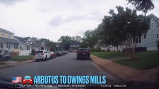 🇺🇸🚘 Arbutus to Owings Mills [upl. by Modeerf766]