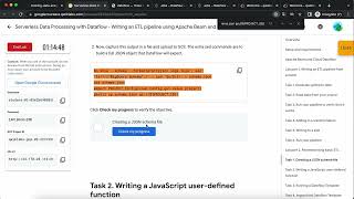 Data Processing with Dataflow  Writing an ETL pipeline using Apache Beam and Cloud Dataflow Java [upl. by Illak530]