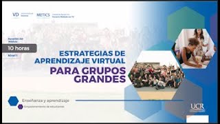 Estrategias de aprendizaje virtual para grupos grandes [upl. by Wulfe]