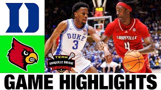 10 Duke vs Louisville Highlights  NCAA Mens Basketball  2024 College Basketball [upl. by Annahaj]