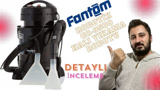 KAÇIRMAYIN Fantom Robotix cc9500 Su Filtreli Halı Yıkama Robotu  Halı Yıkama Makinesi İnceleme [upl. by Engdahl978]