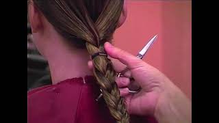 8032 Stefanie Straelen teen long to bob haircut full video [upl. by Nagorb]