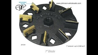 Diamabrush Concrete Hand Tool 45 and 7 inch Remove Coatings [upl. by Sheedy107]