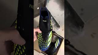 Adidas Predator Freak1 FG Firm Ground Soccer Cleats  BlackBlueWhite [upl. by Neetsirk180]