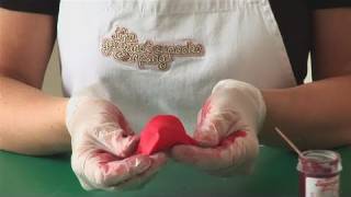 How To Do Red Fondant [upl. by Tasiana]