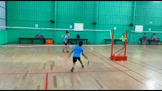 Beginner batch kids practising cross block of a smash [upl. by Avrit]