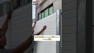 bft sandwich panels drywall thermal renovation insulation polyurethane exterior diy drywall [upl. by Nodnalb]