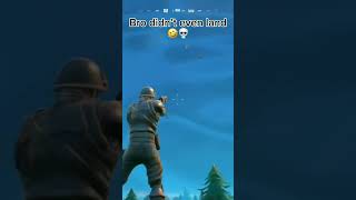 Bro didn’t even land 🤣💀 shorts fortnite funny [upl. by Ettevets]