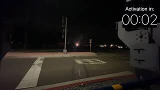 Wisconsin Avenue Railroad Crossing Oceanside CA video 1 [upl. by Newmark40]