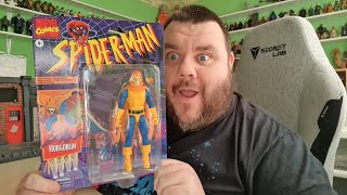 Marvel Legends SpiderMan Retro Hobgoblin Review [upl. by Adnorrehs689]